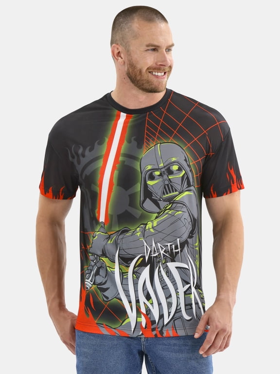 Darth Vader Men's and Big Men's Star Wars Graphic Tee, Sizes S-3XL
