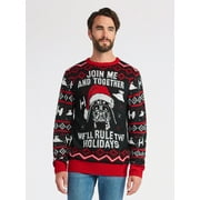 STAR WARS Men's and Big Men's Darth Vader Holiday Sweater, Sizes S-3XL