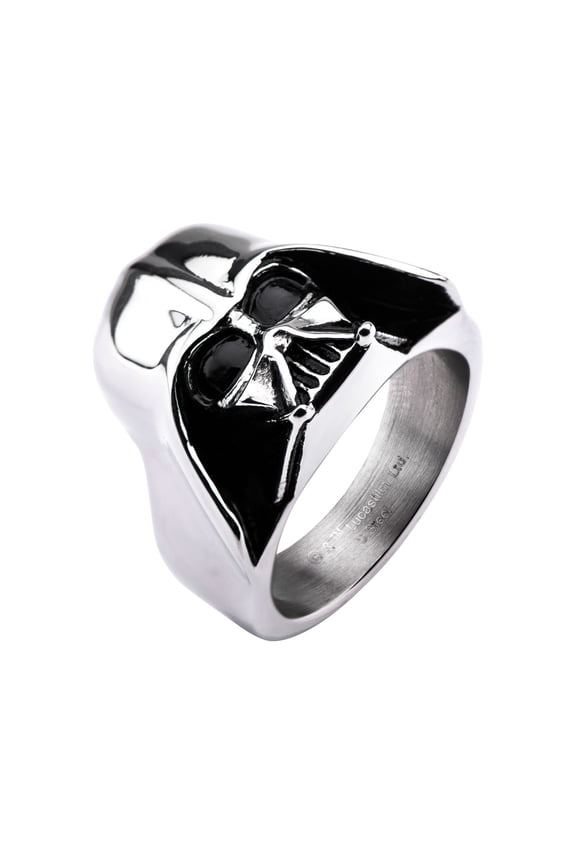 Darth Vader Polished Stainless Stel 3D Ring