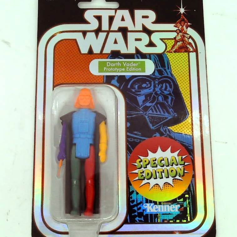 スターウォーズ SDCC DARTH VADER (Prototype) Darth Vader Prototype Figure Retro Star Wars 3.75 Multi-Colored