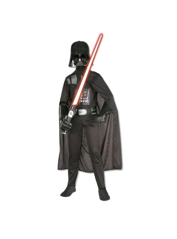 Darth Vader Costume Sith Lord Childrens with Cape and Mask