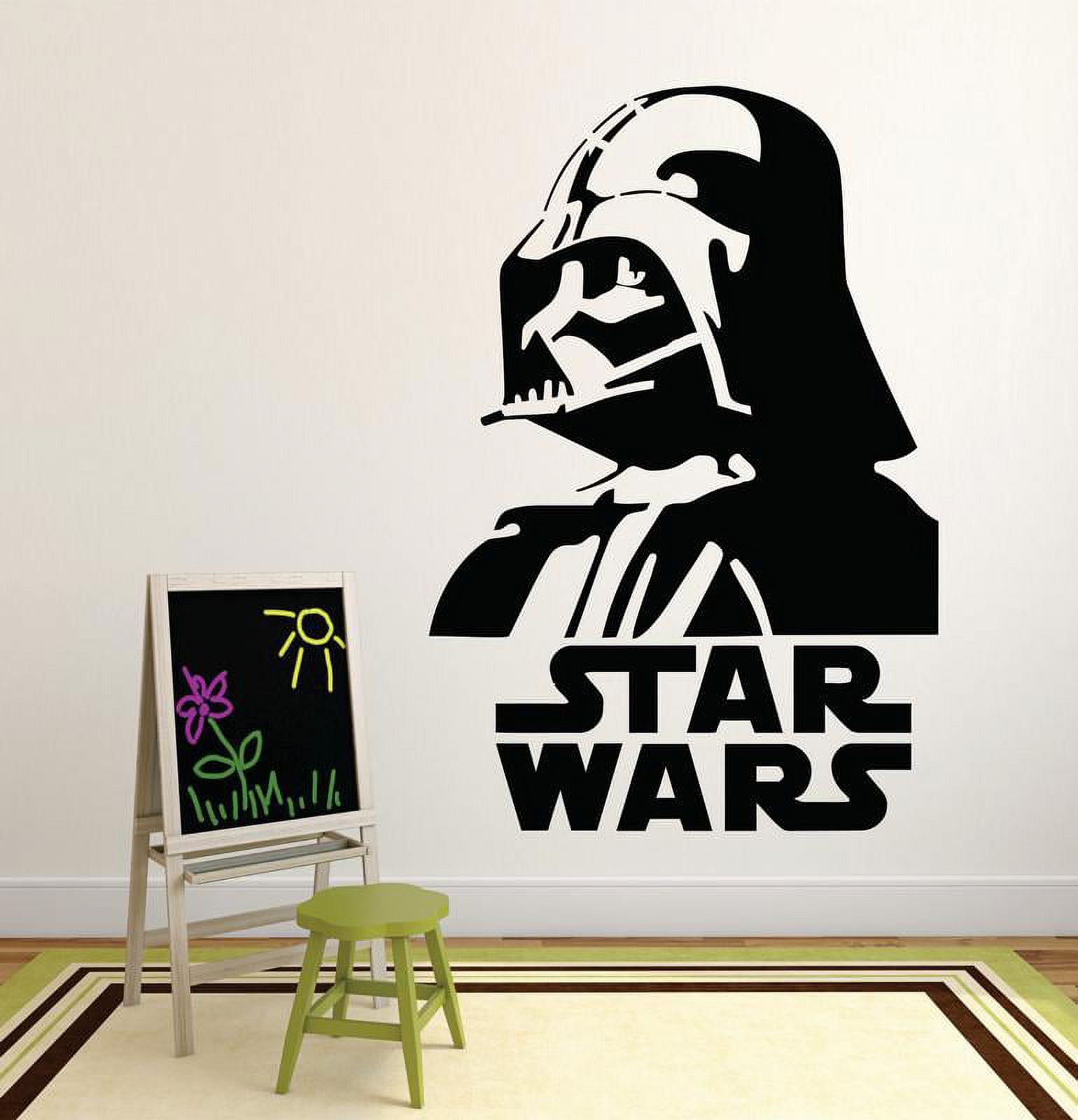 Darth vader wall best sale decal