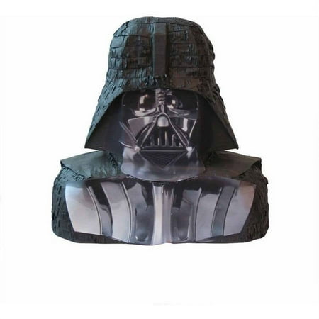 Darth Vader Star Wars Pinata, Pull String, 18 x 17in