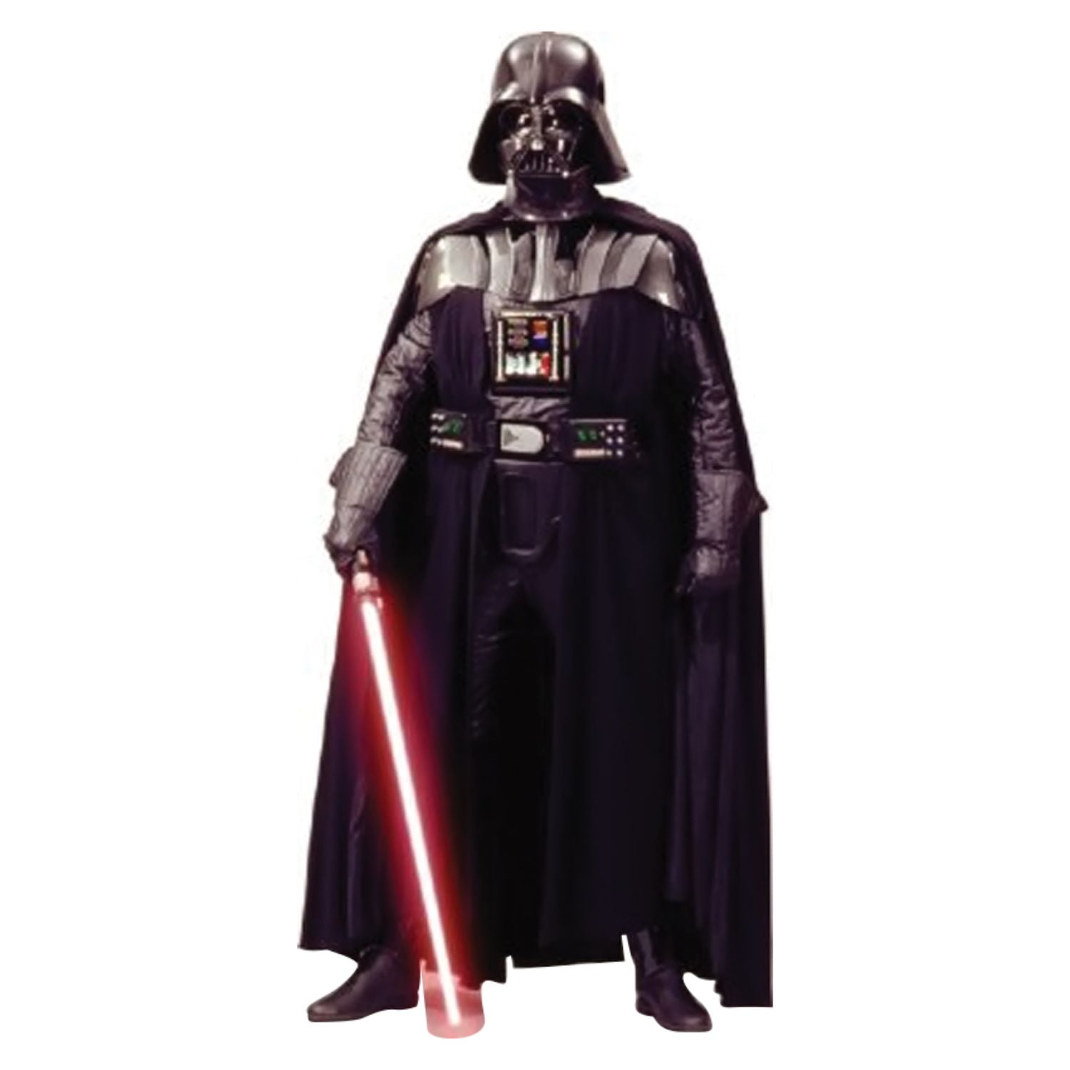 Lifesize Gray Cardboard Cutout of Darth Vader with Voicebox