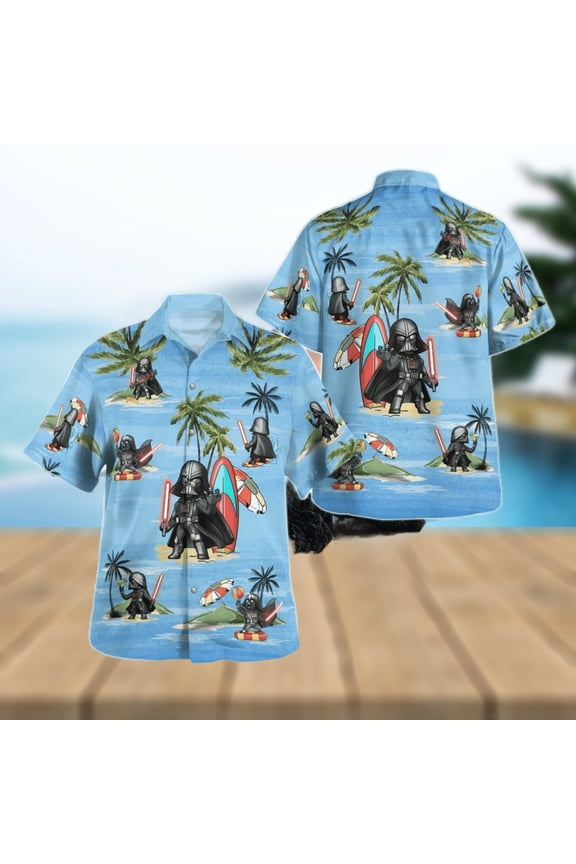 Darth Vader Summer Time Hawaiian Shirt