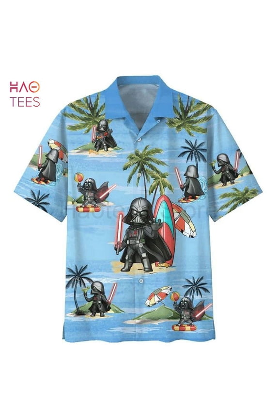 Darth Vader Summer Time Print Hawaiian Shirt