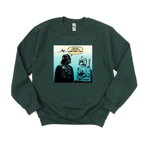 Darth Vader This Suit Cost Me An Arm And A Leg Funny Dark Side SweatShirt Unisex, up to 5XL