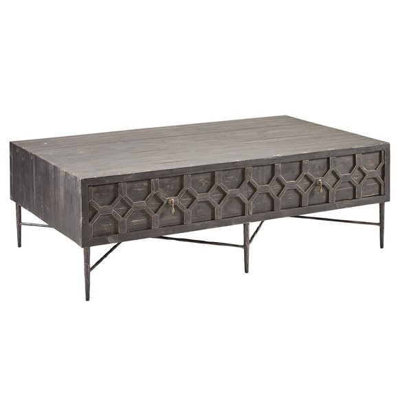 Dartington Reclaimed Pine Coffee Table, Brown