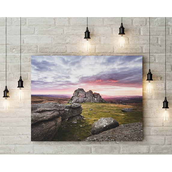 Dartmoor Haytor Sunrise Landscape Photography Nature Picture Poster ...