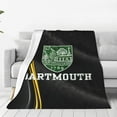 thumbnail image 1 of Dartmouth College Logo Blanket, Flannel Blankets Light Plush Bed Blanket, Suitable for Bed Sofa & Gift for Family, 1 of 1