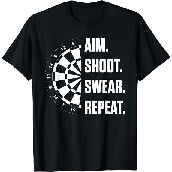 Darts Problems Dartboard Fun Hobby Dart Player T-Shirt