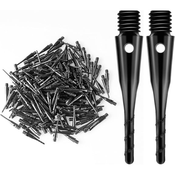 Darts Soft Tip,2BA Thread Soft Tip Dart Point 200 Pack, Plastic Tip Dart Points, Soft Tip Sets, Dart Accessory