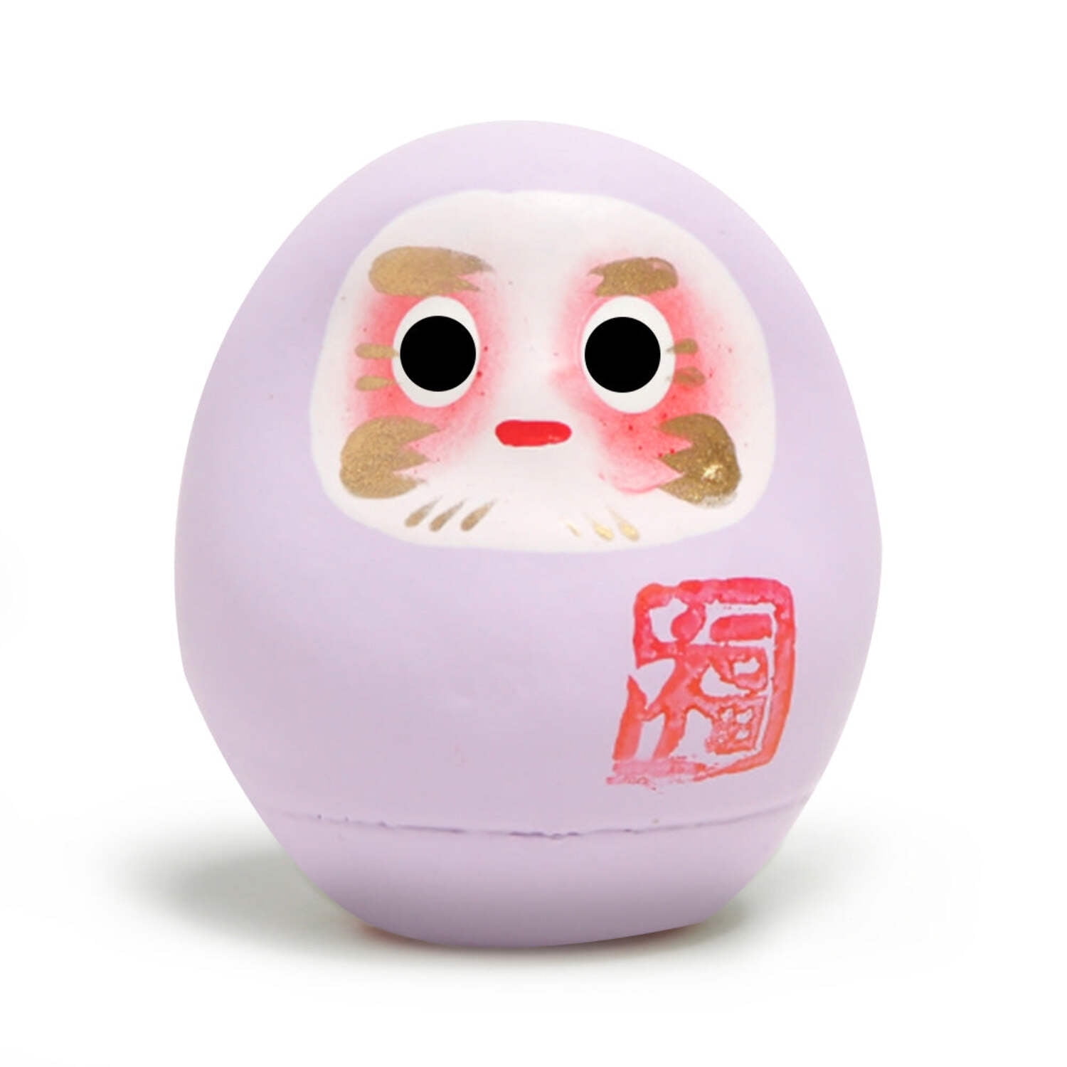 渡辺おさむ　達磨Sweet Daruma  Purple  Fake Cream Japanese-daruma-doll-