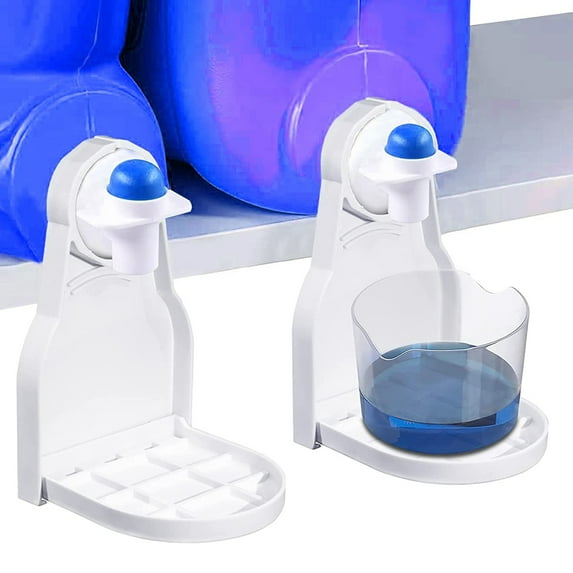 Daruoand 2 Pack Detergent Cup Holder Anti-Slip Detergent Catcher Thick Laundry Tray Catcher No More Leaks or Mess Laundry Room Gadget for Softener
