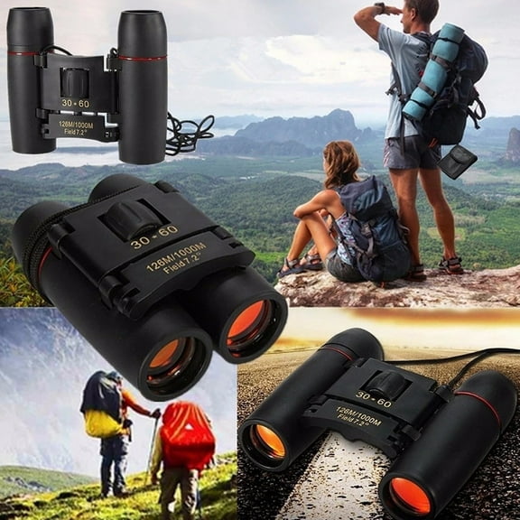 Daruoand 30x60mm Foldable Binoculars with Accessories Included