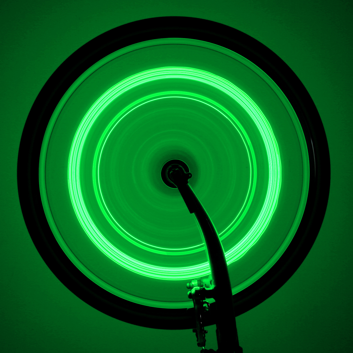 Daruoand LED Bike Wheel Lights Spoke Light with Batteries, Visible From