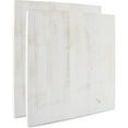 thumbnail image 1 of Darware Blank Wood Plaques (2-Pack, Whitewashed), White Wooden Signs for DIY Crafts 12x12 Inch, 1 of 7
