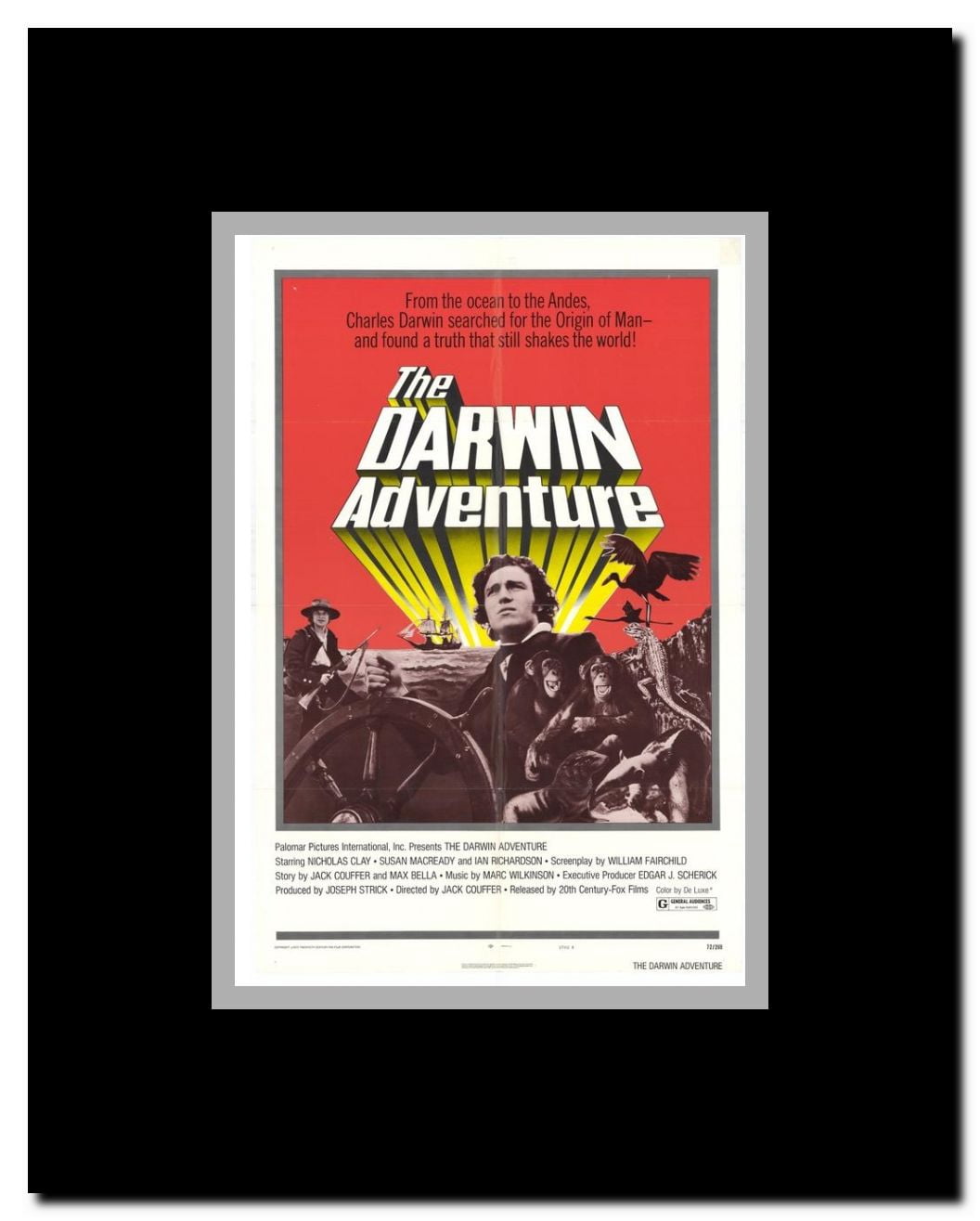 Darwin Adventure Framed Movie Poster
