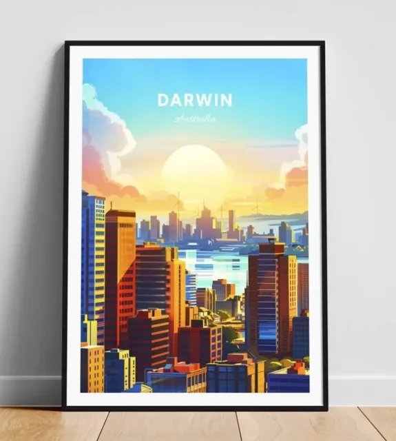 Darwin Travel Print - Australia Travel Poster, Darwin Poster, Darwin ...