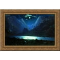 thumbnail image 1 of Daryal pass. Moonlight Night 24x18 Gold Ornate Wood Framed Canvas Art by Arkhip Kuindzhi, 1 of 2