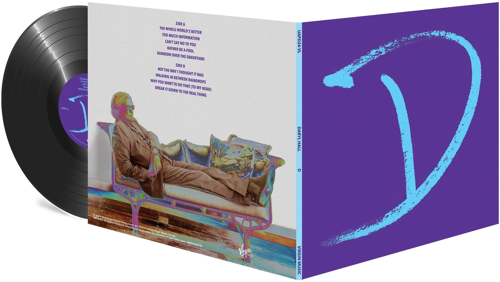 Daryl Hall - D. - Music & Performance - Vinyl