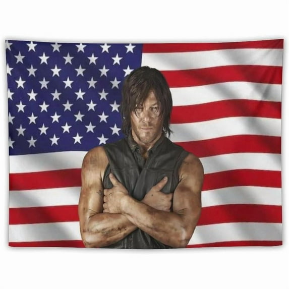 Daryl Tapestry Flag Novel And Interesting Poster Dixon Beautiful Wall Hanging Suitable For Bedroom Bar College Dormitory Decorative Wall Hanging