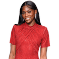 thumbnail image 1 of Daryll Neita (Red Dress) Half Body Buddy Cutout, 1 of 5
