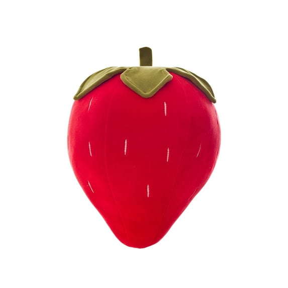 Darzheoy 10" Strawberry Plush Pillow Soft Stuffed Fruit Toy for Kids Adults Fruit Toys Soft Waist Cushion Stuffed Toys Decorative Gift Kids Toys
