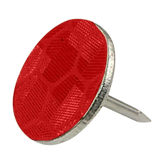 Darzheoy 100/200 Pcs Reflective Tacks Trail Marking Tacks Reflective Trail Tacks Glow Tacks Reflective Trail Markers Mark Trail for Hunting Hiking Camping Tree Stand