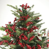 Darzheoy 10PCS Christmas Berry Cuttings, Artificial Berry Stems for Home Decor Living Room Ornaments and Holiday Table Centerpiece