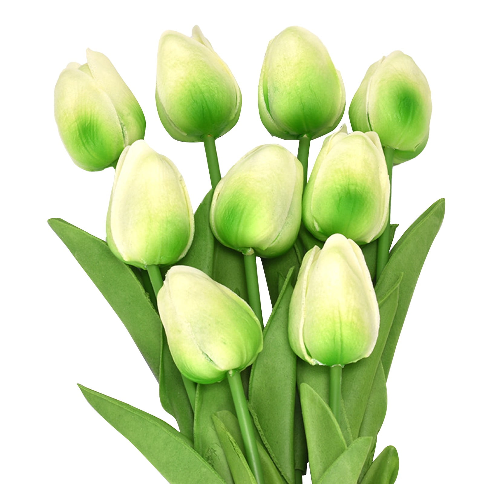 Darzheoy 10Pcs Artificial Tulip Real Touch Fake Flowers 12.6" for Mother's Day Easter Valentines Day Gifts in Bulk Home Kitchen Wedding Decorations