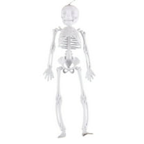 Darzheoy 11.5" Halloween Skeleton Decorations, Halloween Decoration Skeleton Haunted House Room Venue Decoration Props Prankster Model Frame