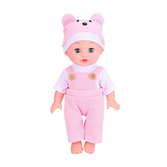 Darzheoy 13 inch Interactive Baby Doll, Realistic Baby Doll That Can Talk, Laughs, Pacifier Toy, Crying Baby Doll Cute Sounds, Talking Baby Dolls for Toddlers Girls Ages 2 +