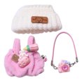 thumbnail image 1 of Darzheoy 17cm Doll Clothes Set, Hat & Overalls Set for 17cm Dolls Accessories Suit, Cute Clothes for Dolls Dress up, 1 of 4