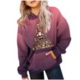 thumbnail image 1 of Darzheoy 2-13 Y Girls Gradient Color Crewneck Pullover Shirt Lightweight Sweatshirt Casual Loose Trendy Long Sleeve Tops, 1 of 3