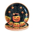 thumbnail image 1 of Darzheoy 20 Pcs Halloween Party Supplies Disposable Dinnerware Set Halloween Paper Dinner Plates Cups Ghost Napkins Dinnerware Kit for Halloween Party Decorations, 1 of 5