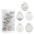 thumbnail image 1 of Darzheoy 25Pcs Christmas Tree Balls, 2.4" Christmas Ornament Decorations Shatterproof Ornaments Christmas Baubles Decorations for Party Wedding Christmas Decor, 1 of 5