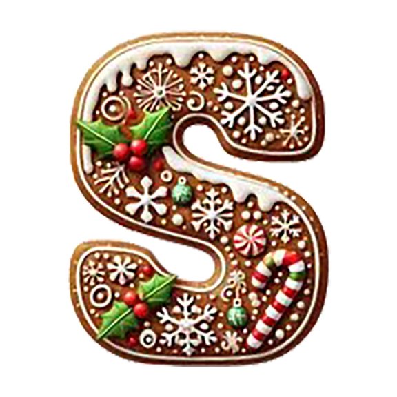 Darzheoy 26 Letters Christmas Tree Decoration Pendant 4 Inches, Personalized DIY Ornaments for Xmas Tree, Custom Name Initial Hanging Decor, Holiday Gift for Family