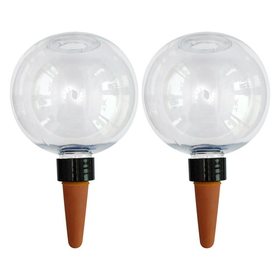 Darzheoy 2Pcs Self Watering Globes for Indoor & Outdoor Plants Automatic Watering Planter Insert 17 oz Watering Bulbs with Slow Release Control Water Dripper for Plants