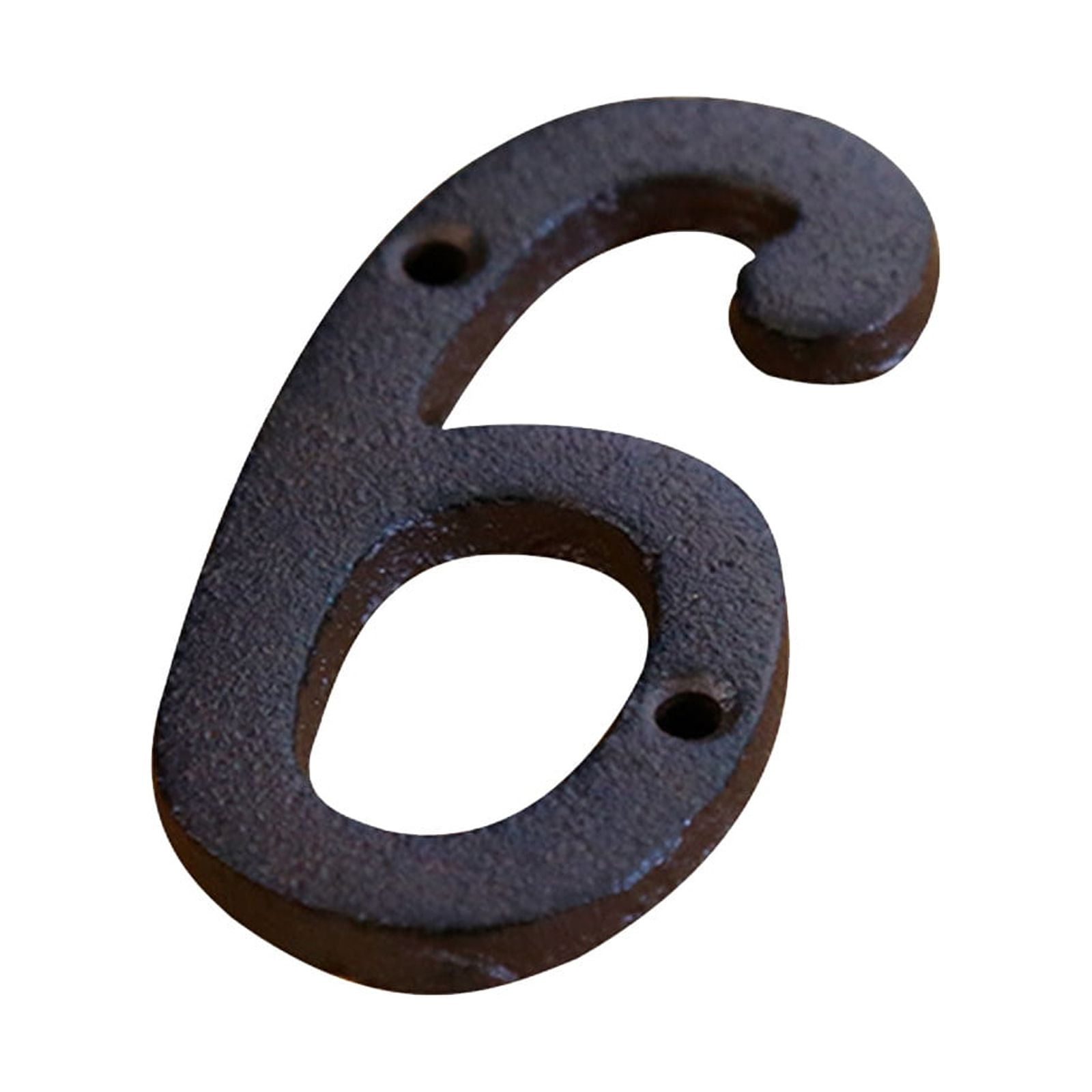 Darzheoy 3 Inch Iron House Number, Iron Black House Numbers for Outside ...