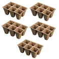 thumbnail image 1 of Darzheoy 30 Cells Peat Pots Seed Starter Trays 5 Packs Biodegradable Seedling Pots Germination Trays Organic Plant Starter Kit, 1 of 9