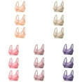thumbnail image 1 of Darzheoy 3PC Women's Tank Full Cup Comfortable And Breathable Underwear Bra Wireless Bra L, 1 of 9