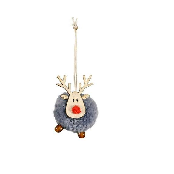 Darzheoy 3pcs Christmas Decorative Deer Pendants Cute Deer Pendants Christmas Deer Decorations for Christmas Party Interior Decoration Gifts