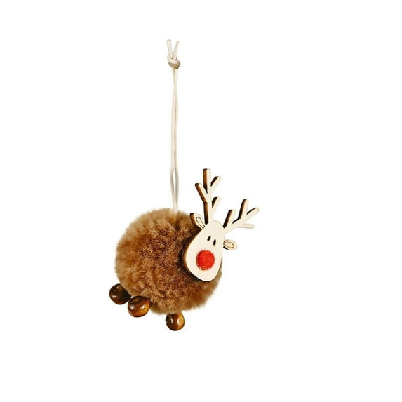 Darzheoy 3pcs Christmas Decorative Deer Pendants Cute Deer Pendants Christmas Deer Decorations for Christmas Party Interior Decoration Gifts