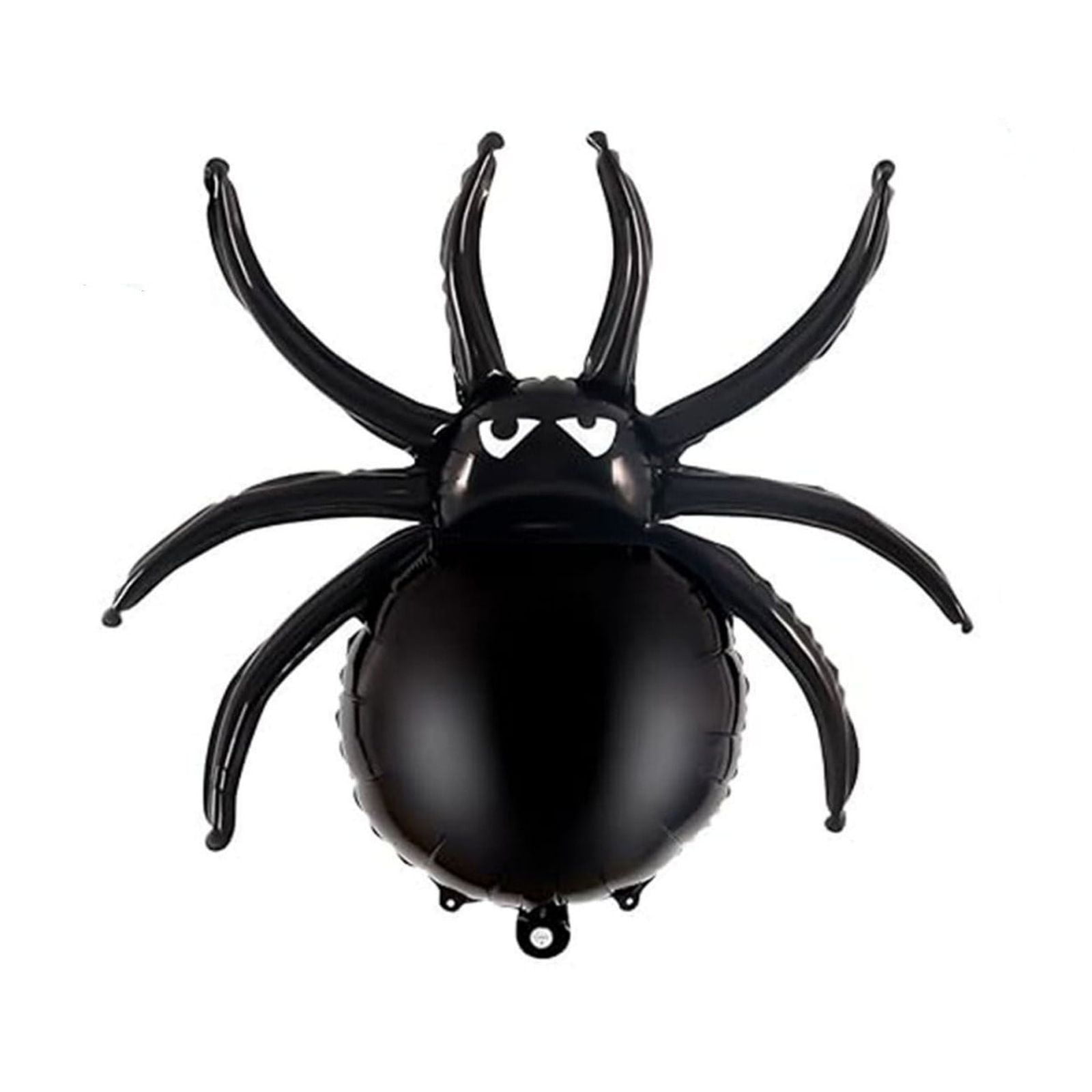 Darzheoy 4Pcs Spider Foil Balloons, Halloween Black Spider Balloons for