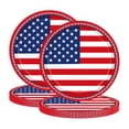 thumbnail image 1 of Darzheoy 4th of July Disposable Paper Plates American Flag Patriotic Party Supplies, Red White and Blue Paper Plates for Memorial Day Independence Day Decorations, 24 Count, 1 of 6