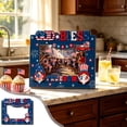 thumbnail image 1 of Darzheoy 4th of July Gnome Picture Frame, Patriotic Floral USA Themed Photo Holder, Handmade, Rustic Wood, Tabletop Decor, Independence Day Gift, for Mantel, Desk, Shelf, Office, Home Decor, 1 of 7