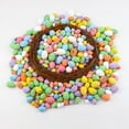 thumbnail image 1 of Darzheoy 50 Pcs Artificial Bird Eggs Fake Foam Eggs DIY Easter Eggs for Crafts Garden Bird Nest Decor Easter Party Decorations Easter Gift (Assorted Color), 1 of 8