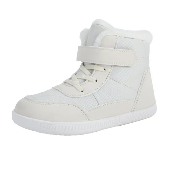 Darzheoy 7-12 Toddler Baby Boys Girls High Tops Ankle Sneakers Soft Anti-Slip Sole Leather Moccasins Infant Newborn Prewalker First Walking Crib Shoes