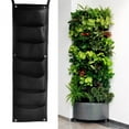thumbnail image 1 of Darzheoy 7 Pockets Hanging Planters for Outdoor Plants, One Pack Wall Planter Vertical Garden, Hanging Plant Holder for Railing, Balcony, Fence, 1 of 9